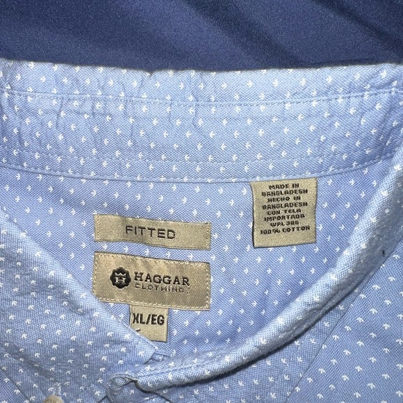 Men’s Haggar Short Sleeve Button-Up Shirt - Picture 2 of 2